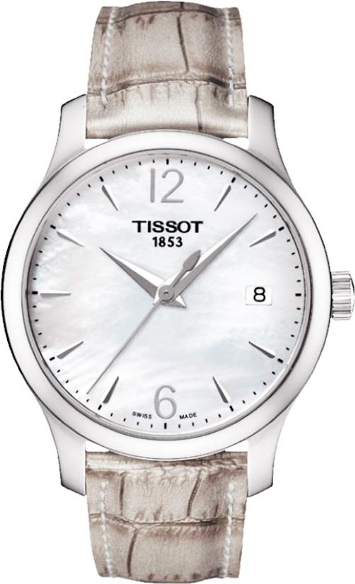  Shop Authentic Tissot T Classic Tradition Lady Quartz Watch For Women - T063.210.17.117.00 - Luxxuri