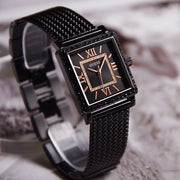  Shop Authentic Guess Highline Black Dial Black Mesh Bracelet Watch for Women - W0826L4 - Luxxuri