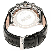  Shop Authentic Hugo Boss Ikon Black Dial Black Leather Strap Watch for Men - 1513178 - Luxxuri