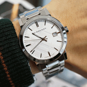  Shop Authentic Burberry The City Silver Dial Silver Steel Strap Watch for Women - BU9000 - Luxxuri