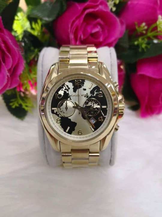  Shop Authentic Michael Kors Bradshaw Stop Hunger Black Gold Dial Gold Steel Strap Watch for Women - MK6272 - Luxxuri