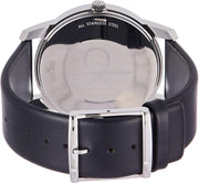  Shop Authentic Calvin Klein City Grey Dial Black Leather Strap Watch For Men - K2G21107 - Luxxuri