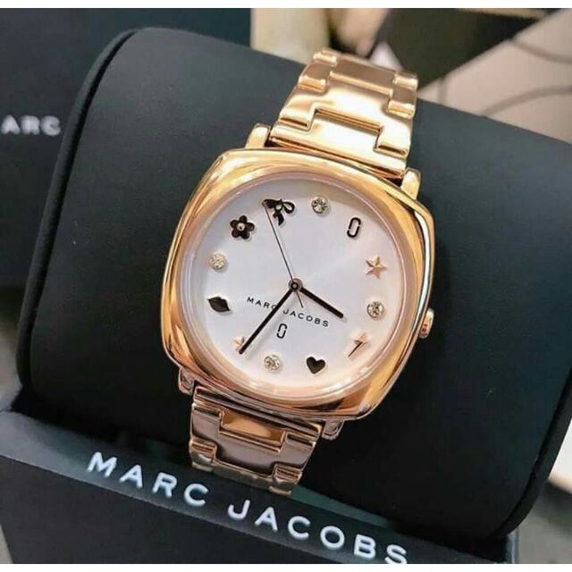  Shop Authentic Marc Jacobs Mandy White Dial Rose Gold Steel Strap Watch for Women - MJ3574 - Luxxuri