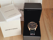  Shop Authentic Emporio Armani Sigma Chronograph Black Dial Black SIlicon Strap Watch For Men - AR6066 - Luxxuri
