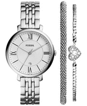  Shop Authentic Fossil Jacqueline White Dial Silver Steel Strap Watch for Women - ES3698 - Luxxuri