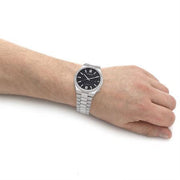  Shop Authentic Citizen Tsuyosa Automatic Black Dial Silver Steel Strap Watch For Men - NJ0150-56E - Luxxuri