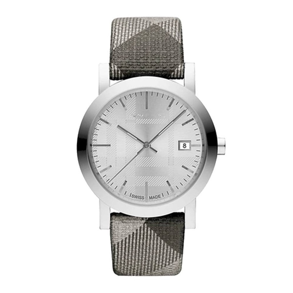  Shop Authentic Burberry The City Silver Dial Multicolored Leather Strap Watch for Women - BU1873 - Luxxuri