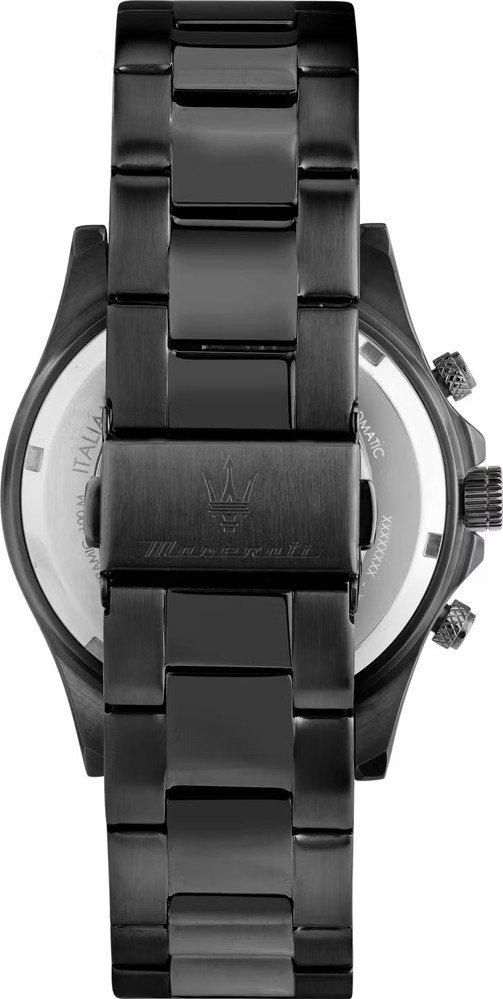  Shop Authentic Maserati Competizione Chronograph Blue Dial Black Steel Strap Watch For Men - R8873600005 - Luxxuri