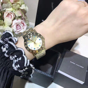  Shop Authentic Marc Jacobs Amy Dexter Gold Dial Gold Steel Strap Watch for Women - MBM3215 - Luxxuri