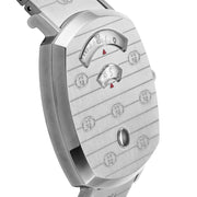  Shop Authentic Gucci Grip Quartz Silver Dial Silver Steel Strap Watch For Women - YA157410 - Luxxuri
