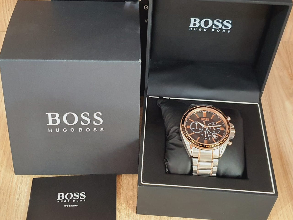  Shop Authentic Hugo Boss Driver Sport Grey Dial Grey Steel Strap Watch for Men - 1513094 - Luxxuri