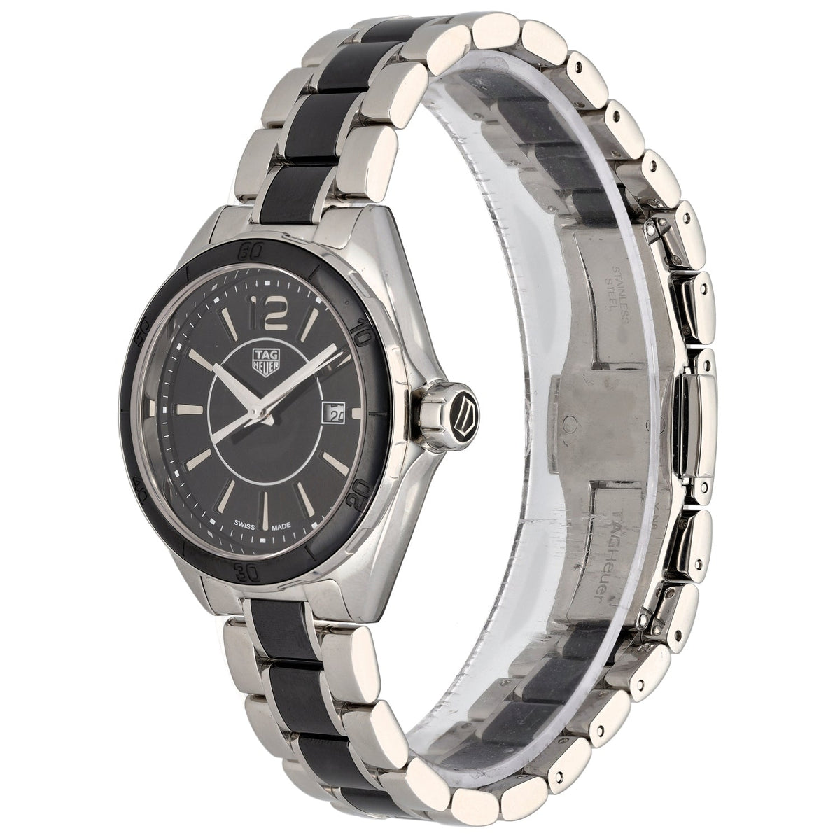  Shop Authentic Tag Heuer Formula 1 Quartz Black Dial Two Tone Steel Strap Watch for Women - WBJ141AA.BA0973 - Luxxuri