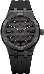  Shop Authentic Maurice Lacroix Aikon Automatic Gunmetal Dial Black Rubber Strap Watch For Men - AI6008-PVB00-330-2 - Luxxuri