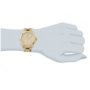  Shop Authentic Fossil Cecile Multifunction Champagne Dial Gold Steel Strap Watch for Women - AM4510 - Luxxuri