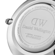  Shop Authentic Daniel Wellington Classic Petite Bondi Black Dial White Leather Strap Watch For Women - DW00100284 - Luxxuri