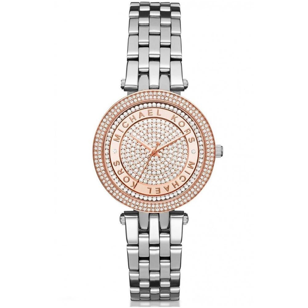  Shop Authentic Michael Kors Darci Rose Gold Dial Silver Steel Strap Watch for Women - MK3446 - Luxxuri