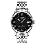  Shop Authentic Tissot Le Locle Automatic Black Dial Silver Steel Strap Watch For Men - T41.1.483.53 - Luxxuri