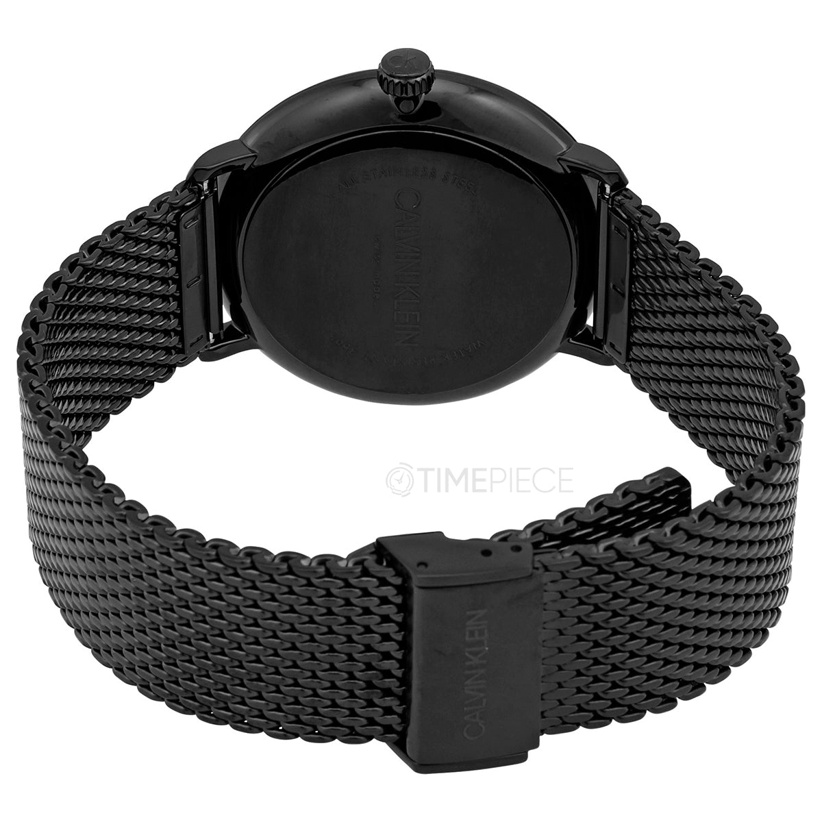  Shop Authentic Calvin Klein High Noon Quartz Black Dial Black Mesh Bracelet Watch for Men - K8M21421 - Luxxuri