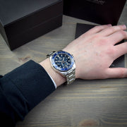  Shop Authentic Tag Heuer Aquaracer Blue Dial SIlver Steel Strap Watch for Men - CAY111B.BA0927 - Luxxuri