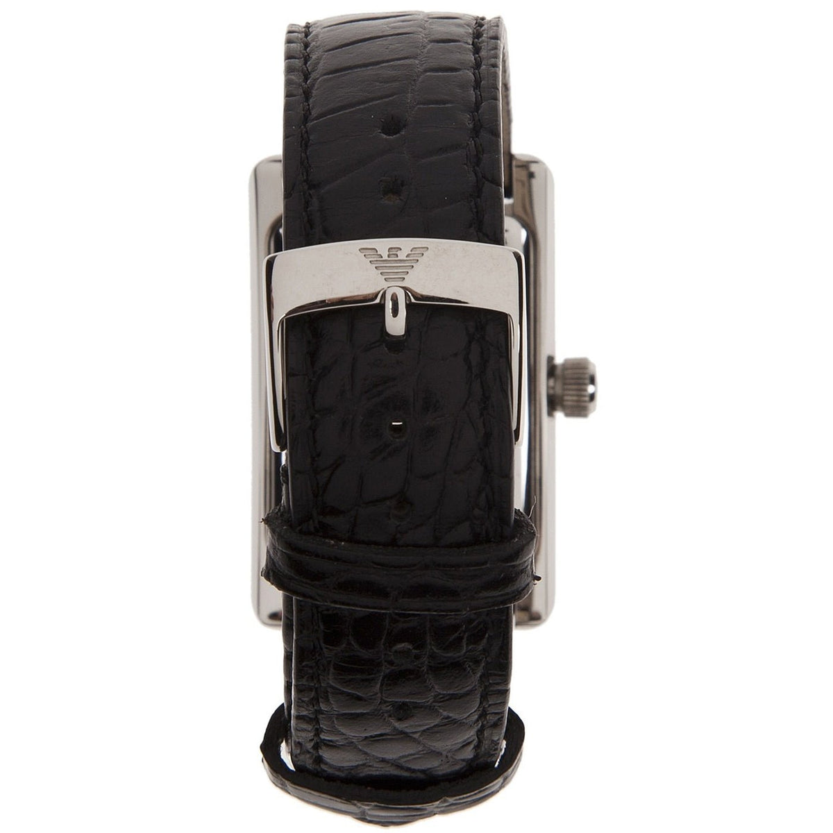  Shop Authentic Emporio Armani Classic Black Dial Black Leather Strap Watch For Women - AR0144 - Luxxuri