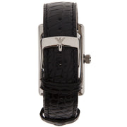  Shop Authentic Emporio Armani Classic Black Dial Black Leather Strap Watch For Women - AR0144 - Luxxuri