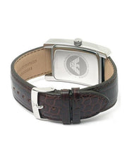  Shop Authentic Emporio Armani Classic Beige Dial Brown Leather Strap Watch For Women - AR0155 - Luxxuri