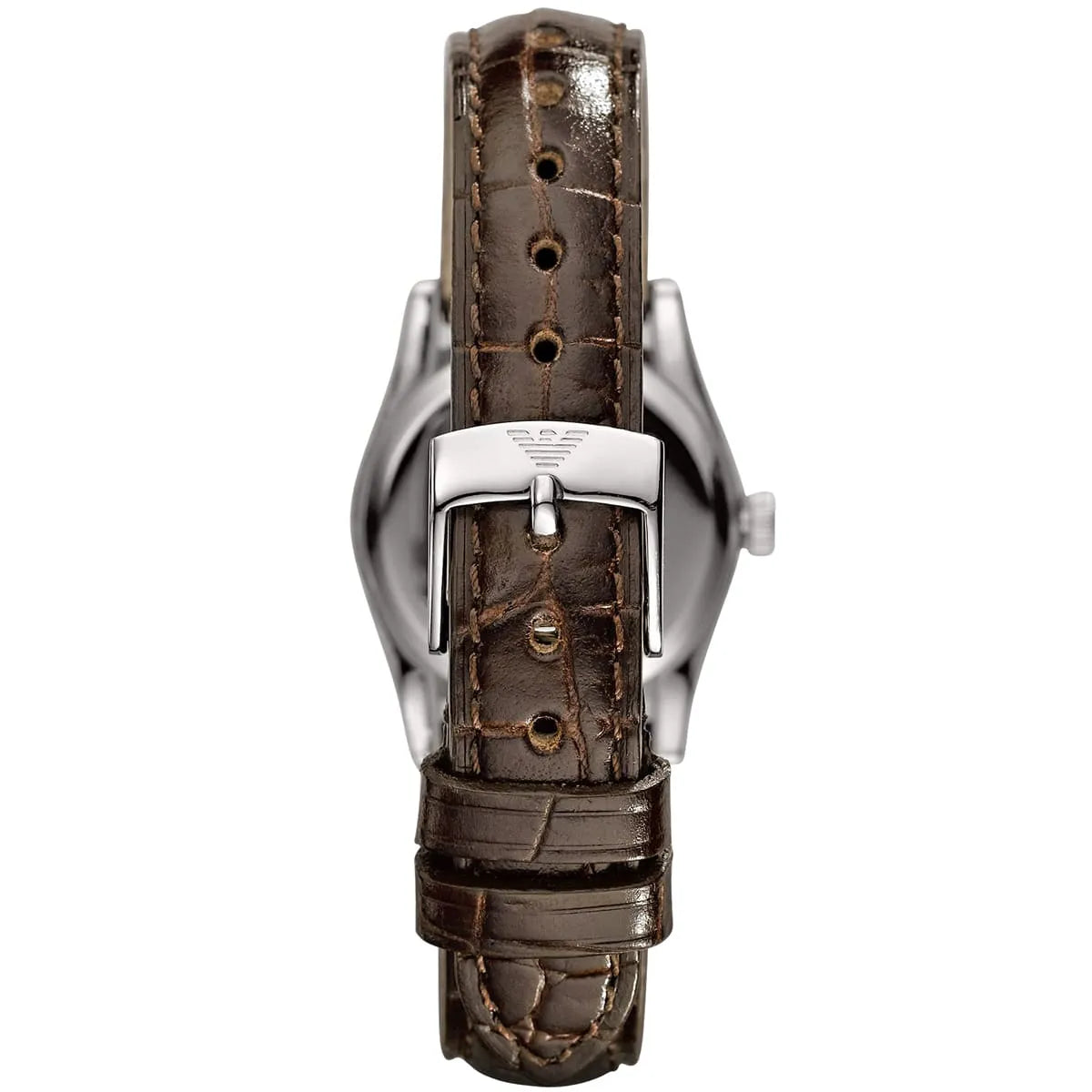  Shop Authentic Emporio Armani Classic Quartz Beige Dial Brown Leather Strap Watch For Men - AR0646 - Luxxuri