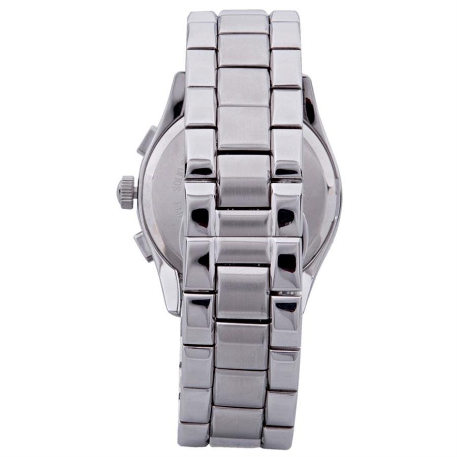  Shop Authentic Emporio Armani Valente Chronograph Black Dial Silver Stainless Steel Watch For Men - AR0673 - Luxxuri