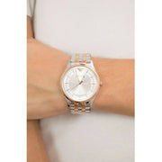  Shop Authentic Emporio Armani Lambda Analog Silver Dial Two Tone Steel Strap Watch For Men - AR11044 - Luxxuri