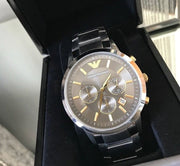  Shop Authentic Emporio Armani Quartz Grey Dial Silver Steel Strap Watch For Men - AR11047 - Luxxuri
