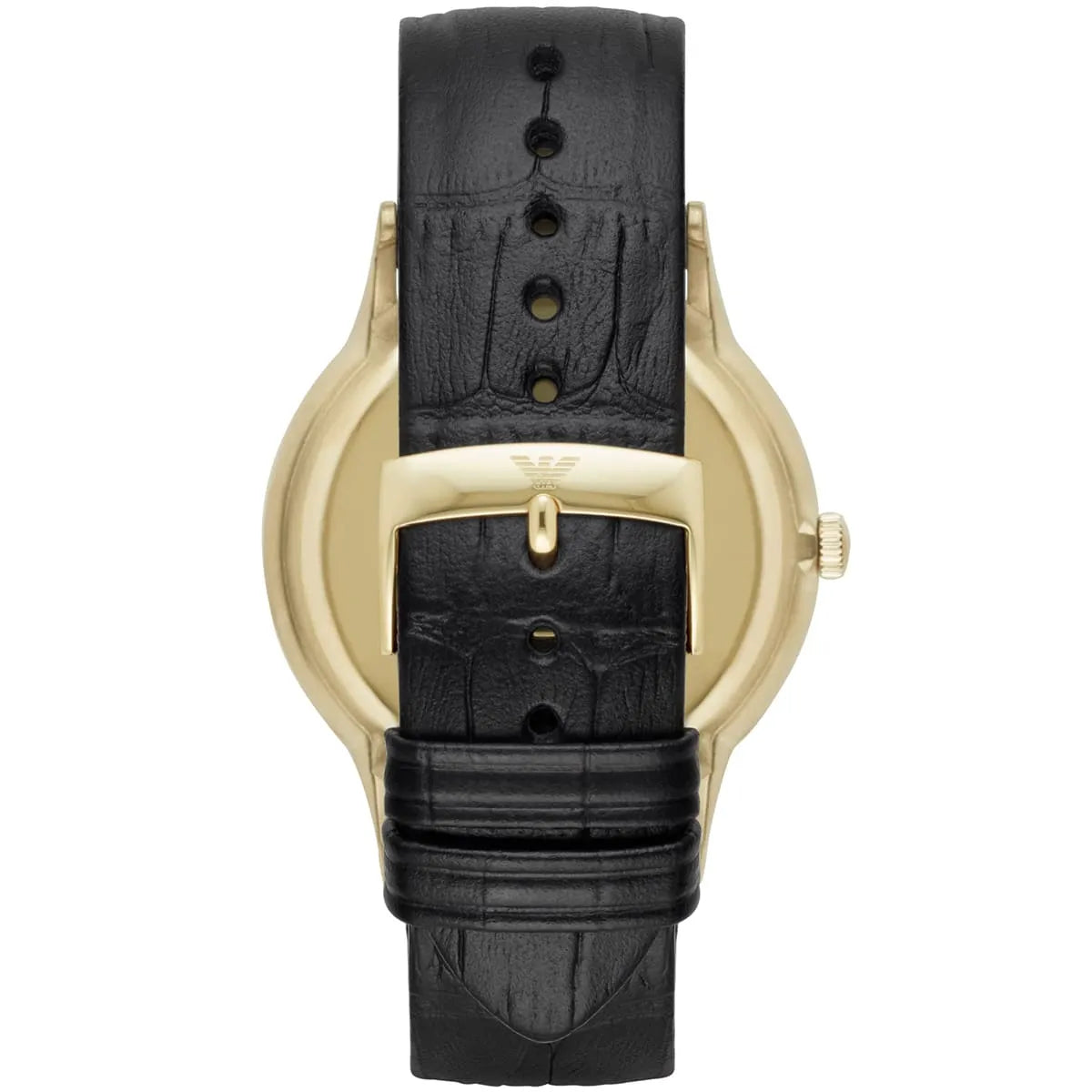  Shop Authentic Emporio Armani Renato Quartz Grey Dial Black Leather Strap Watch For Men - AR11049 - Luxxuri