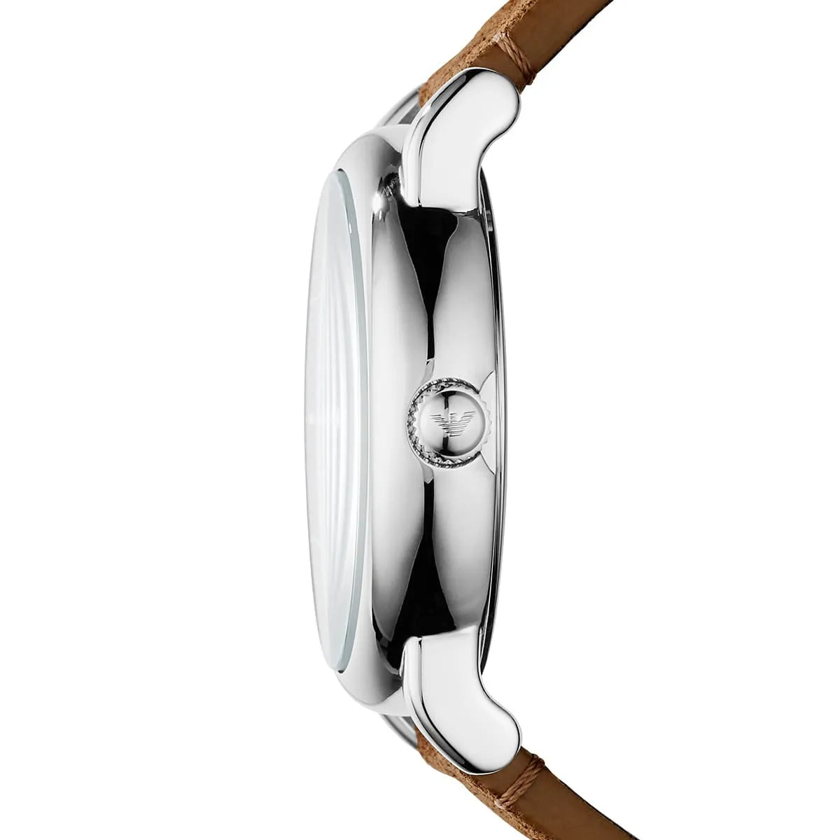  Shop Authentic Emporio Armani Luigi Quartz Gray Dial Brown Leather Strap Watch For Men - AR11070 - Luxxuri