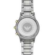  Shop Authentic Emporio Armani Renato Chronograph Quartz Silver Dial Two Tone Steel Strap Watch For Men - AR11076 - Luxxuri