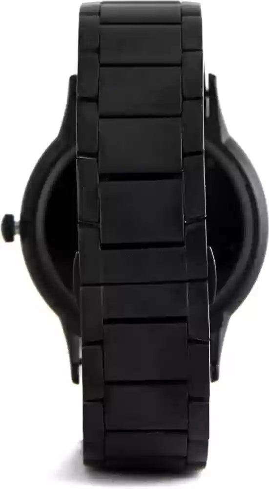  Shop Authentic Emporio Armani Renato Quartz Black Dial Black Steel Strap Watch For Men - AR11079 - Luxxuri