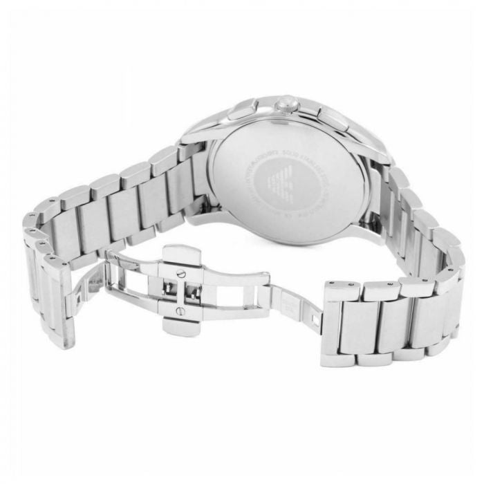  Shop Authentic Emporio Armani Chronograph Quartz Blue Dial Silver Steel Strap Watch For Men - AR11082 - Luxxuri