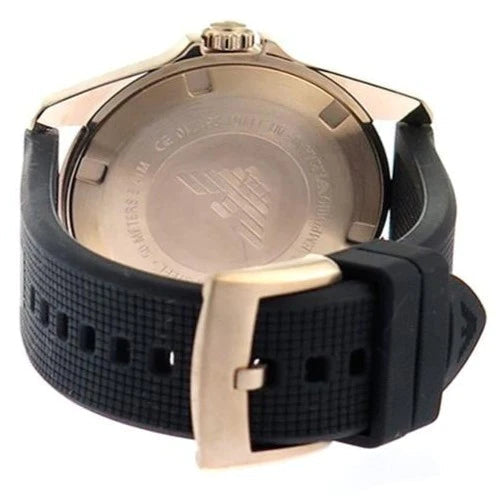  Shop Authentic Emporio Armani Sport Quartz Black Dial Black Rubber Strap Watch For Men - AR11101 - Luxxuri