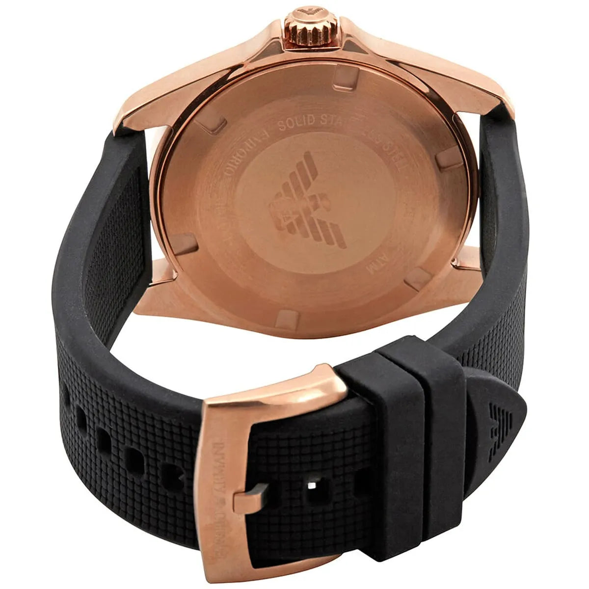  Shop Authentic Emporio Armani Sport Quartz Black Dial Black Rubber Strap Watch For Men - AR11101 - Luxxuri