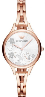  Shop Authentic Emporio Armani Aurora Quartz Silver Dial Gold Steel Strap Watch For Women - AR11108 - Luxxuri