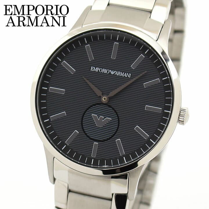  Shop Authentic Emporio Armani Renato Quartz Black Dial Silver Steel Strap  Watch For Men - AR11118 - Luxxuri