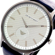  Shop Authentic Emporio Armani Renato White DIal Blue Leather Strap Watch For Men - AR11119 - Luxxuri