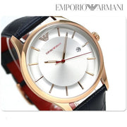  Shop Authentic Emporio Armani Classic Silver Dial Blue Leather Strap Watch For Men - AR11131 - Luxxuri