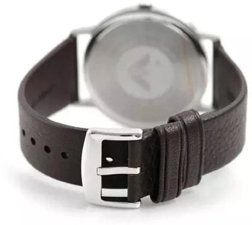  Shop Authentic Emporio Armani Kappa Quartz Black Dial Brown Leather Strap Watch For Men - AR11153 - Luxxuri