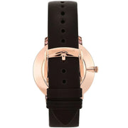  Shop Authentic Emporio Armani Modern Slim Analog Silver Dial Brown Leather Strap Watch For Men - AR11163 - Luxxuri