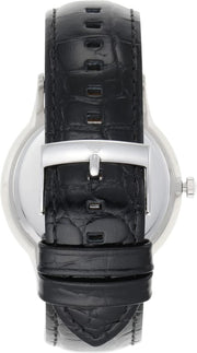  Shop Authentic Emporio Armani Renato Analog Black Dial Black Leather Strap Watch For Men - AR11186 - Luxxuri