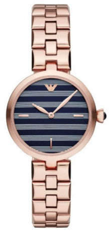  Shop Authentic Emporio Armani Arianna Quartz Grey Dial Rose Gold Steel Strap Watch For Women - AR11220 - Luxxuri