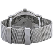  Shop Authentic Emporio Armani Luigi Analog Black Dial Silver Mesh Bracelet Watch For Men - AR11272 - Luxxuri