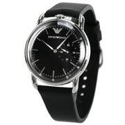  Shop Authentic Emporio Armani Aviator Quartz Black Dial Black Leather Strap Watch For Men - AR11336 - Luxxuri