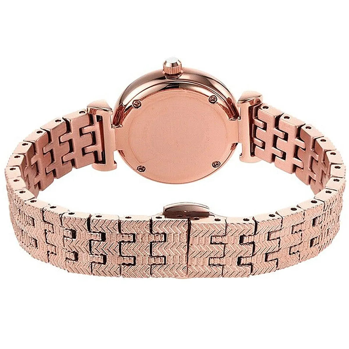  Shop Authentic Emporio Armani Gianni T Bar Quartz Rose Gold Dial Rose Gold Steel Strap Watch For Women - AR11342 - Luxxuri