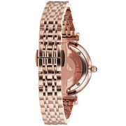  Shop Authentic Emporio Armani Gianni T-Bar Quartz Crystals Black Dial Gold Steel Strap Watch For Women - AR11423 - Luxxuri