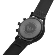  Shop Authentic Emporio Armani Renato Chronograph Black Dial Black Nylon Strap Watch For Men - AR11457 - Luxxuri
